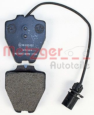 METZGER Bremsbelagsatz, Scheibenbremse